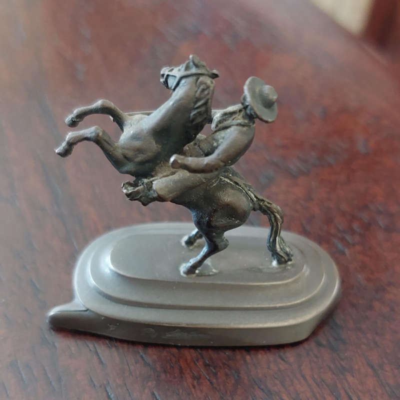 Eight Vintage Pedro Duran - Spanish Bullfighting Corrida De Toros Silver Place Card Holders
