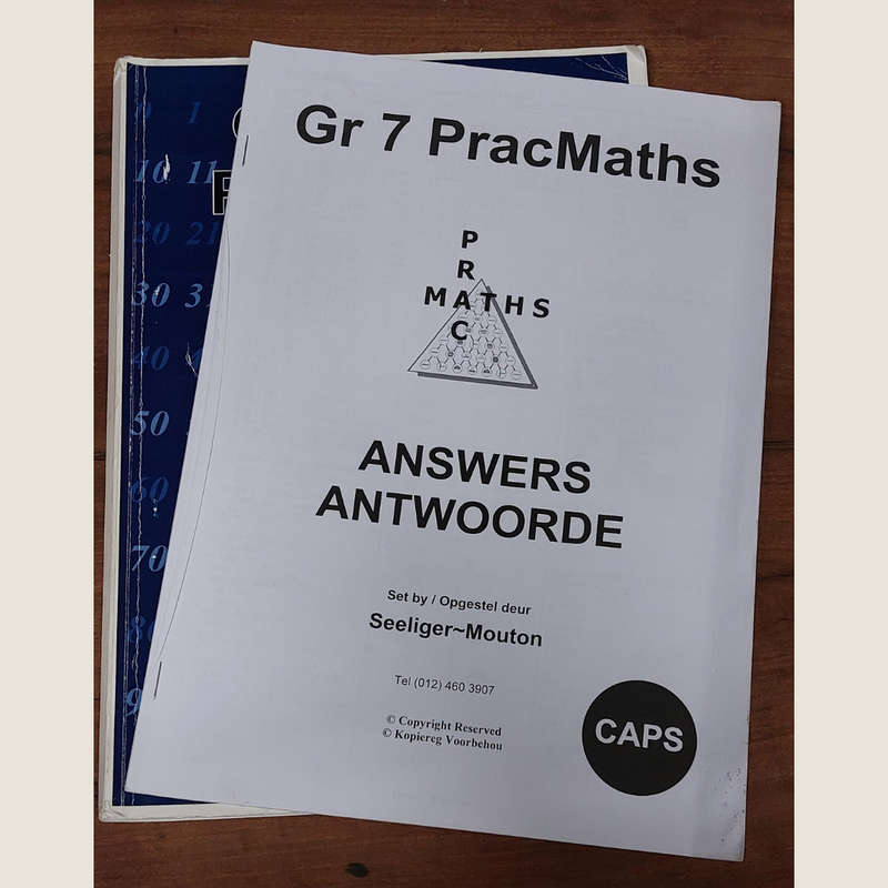 Grade 7 Prac Maths - Seeliger  Mouton