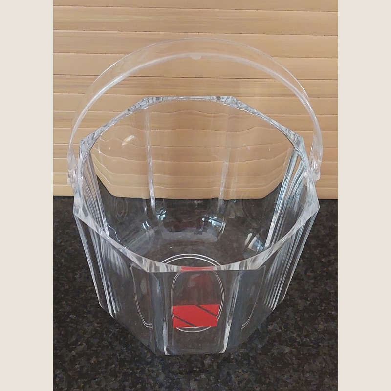 Mini Clear Acrylic Ice Bucket with Handle
