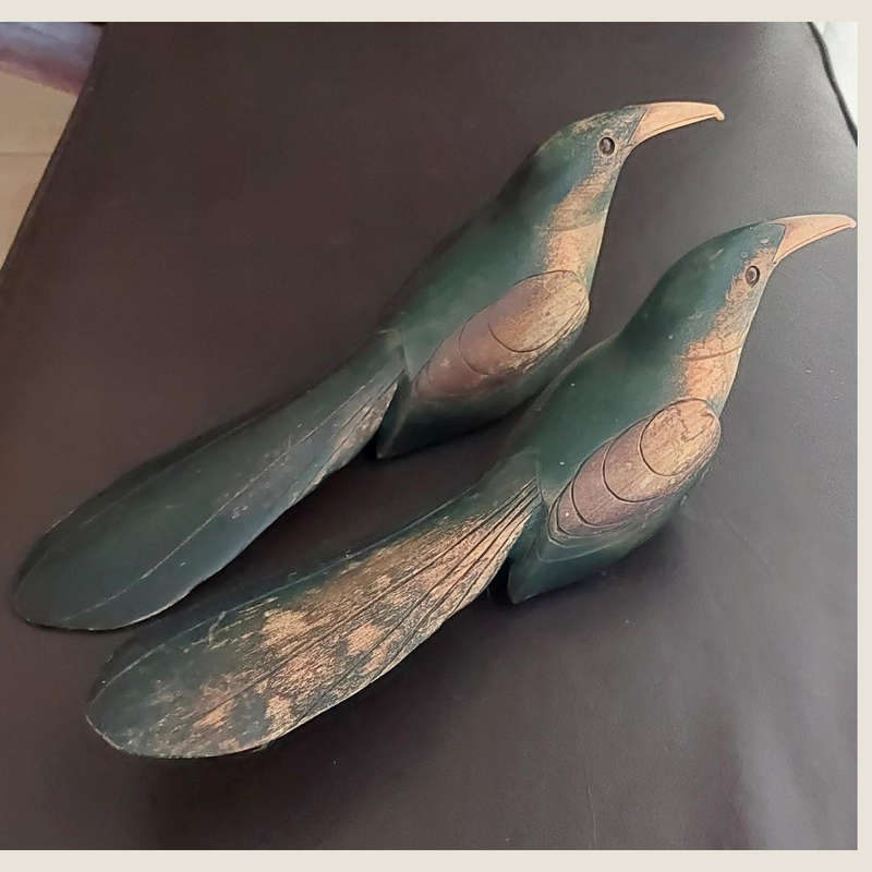 Red Billed Wood Hoopoe by Feathers of Knysna Limited Edition - Nr 222 &  Nr 217