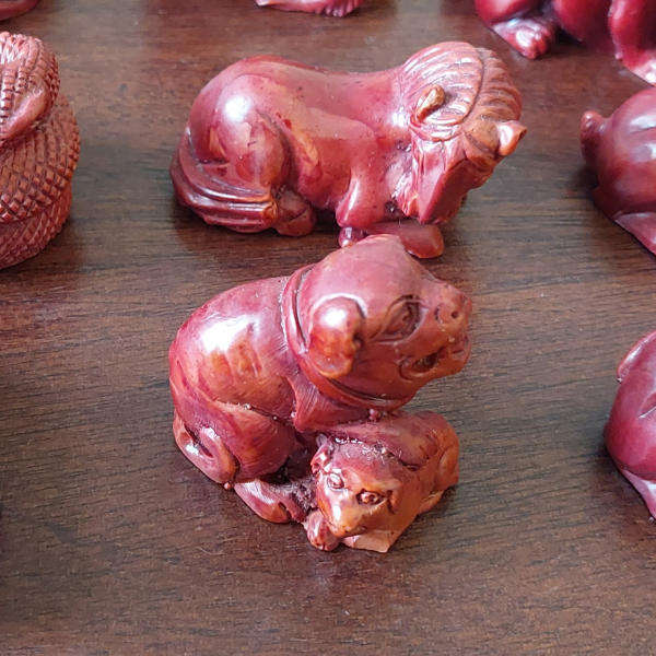 Vintage Carved Chinese Zodiac Signs