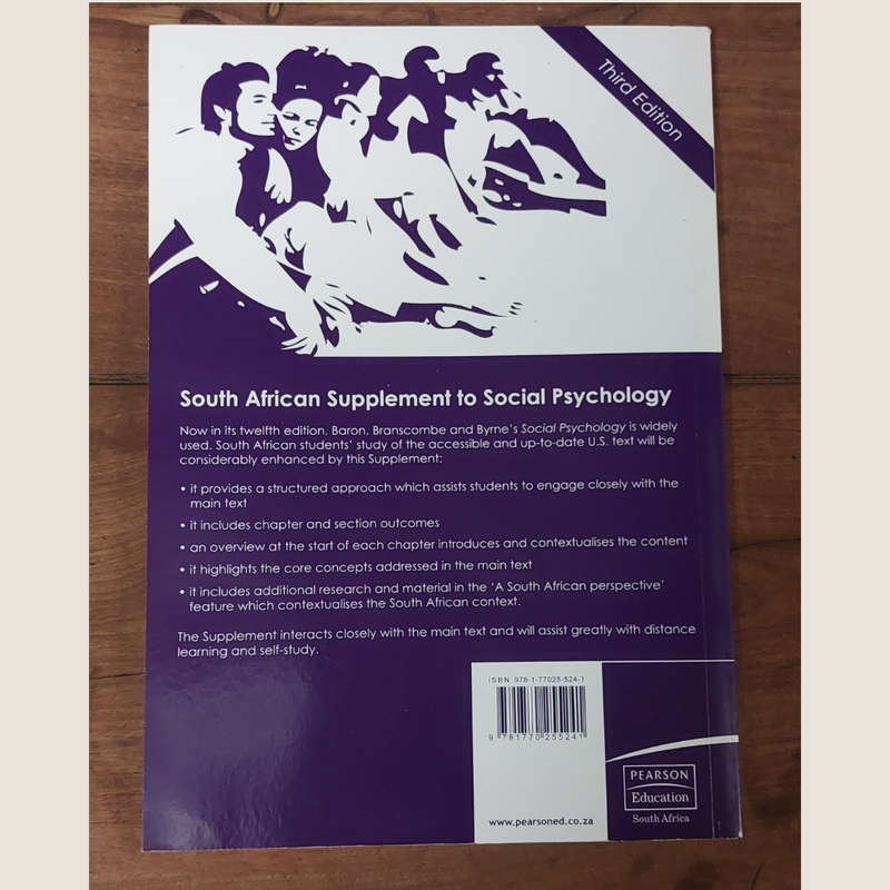 South African Supplement to Social Pyschology - Third Edition