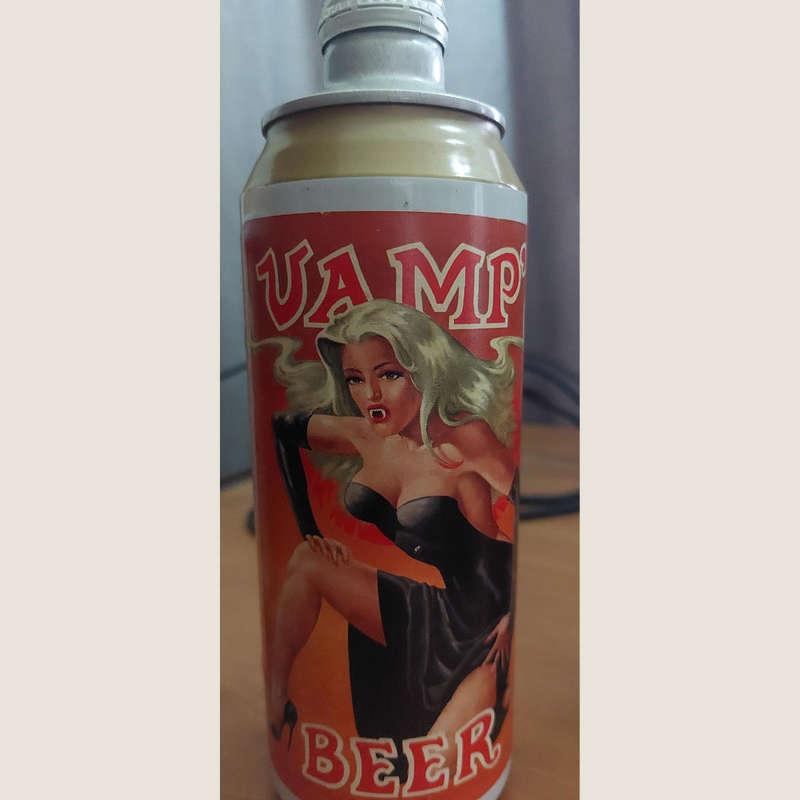 Three Vintage Vamp Shakers & Favourite Beer Bottels