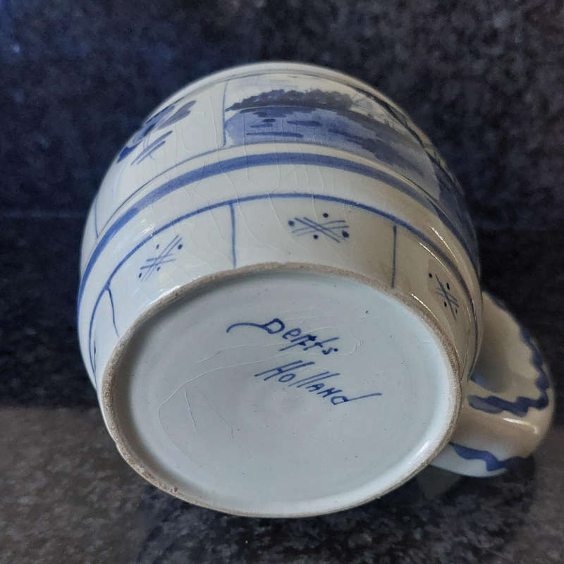 Vintage Blue Delft Jug