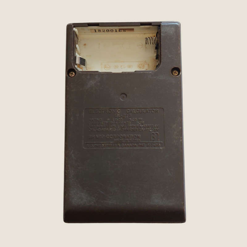Vintage SHARP EL-215 Elsi Mate Electronic Calculator