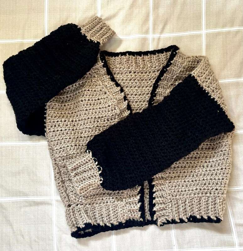 Cropped Cappuccino Cardigan