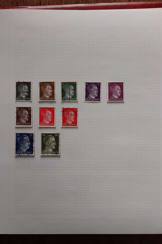 Germany Album, Collection of Stamps USED, 45 pages, see below