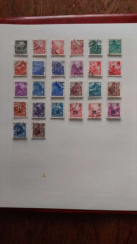 Germany Album, Collection of Stamps USED, 45 pages, see below
