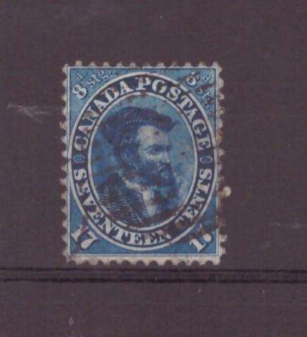 Colony of Canada Stamp, 1859, USED, SG 42, CV £110/R2530