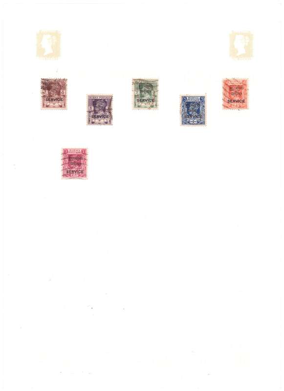 Burma, Selection of stamps on sheets x 11, MH-USED