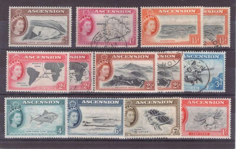 Ascension, 1956, QEll, Selection of MLH-USED