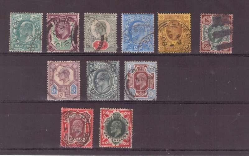 Great Britain, 1902, KEVll, USED, SG 215-259, CV Est £325/R7800