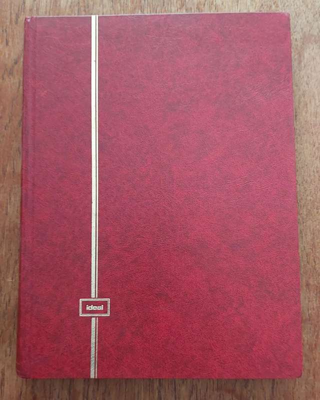 Stamp Album, Blank pages x 15 d/sided, good condition