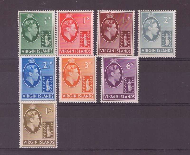 Virgin Islands Stamps, 1938, KGVl, MLH, Part set, CV £81.50/R1875, Asking R375