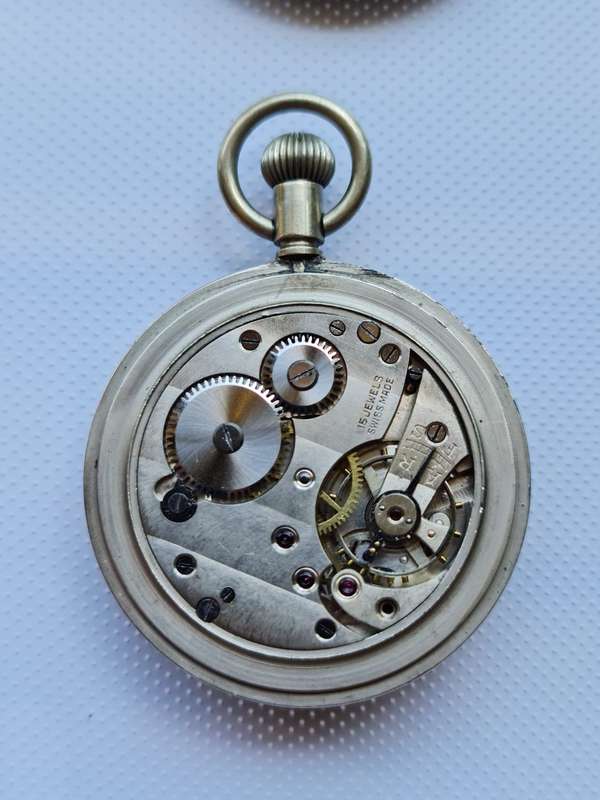 Military stamped World War pocket watch