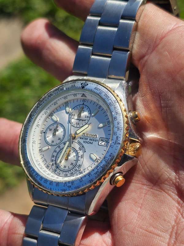 Vintage Seiko V657-8120 Flightmaster