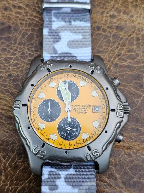Pierre Cardin Titanium Chronograph Quartz