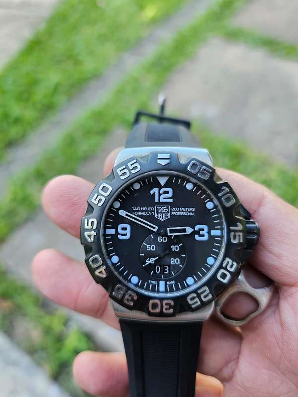 Tag Heuer WAH1010 Grande Date Black Dial