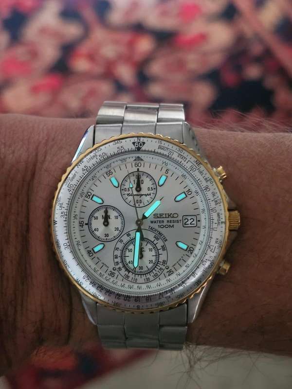 Vintage Seiko V657-8120 Flightmaster