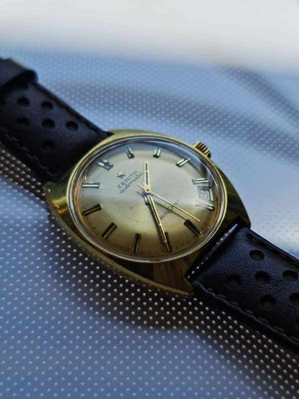 Rare  and Stunning 1960s Swiss Zenith Autosport watch