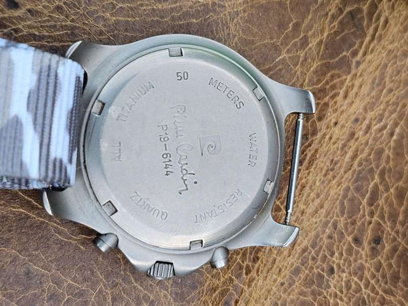 Pierre Cardin Titanium Chronograph Quartz