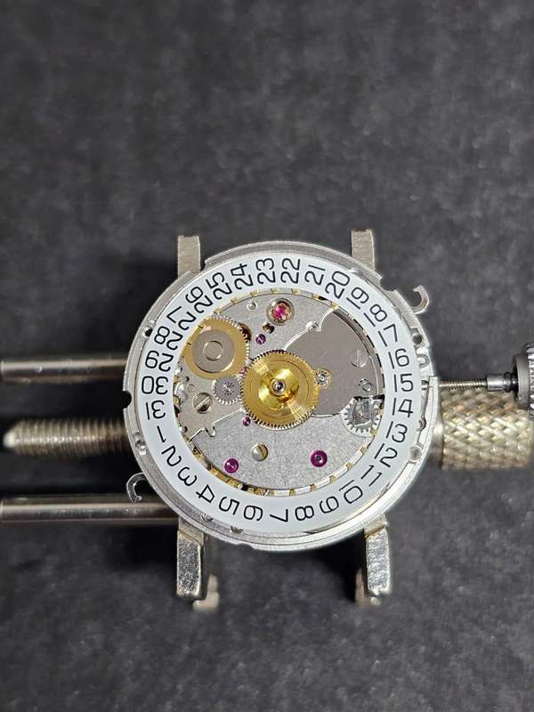Longines ETA 2824-2 Automatic movement with stem and aftermarket crown