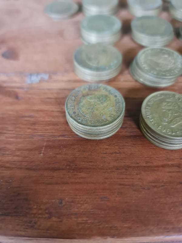 1960s Half Cent Coins