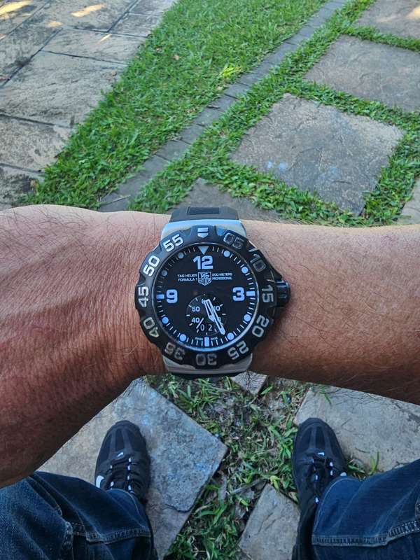 Tag Heuer WAH1010 Grande Date Black Dial