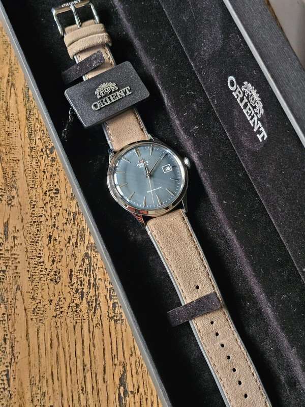 ORIENT Bambino Version 4 Mechanical Classic Watch, 42.0mm (RA-AC0P03L)