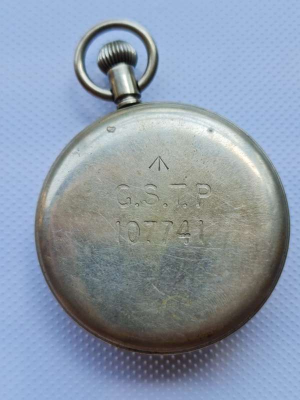 Military stamped World War pocket watch