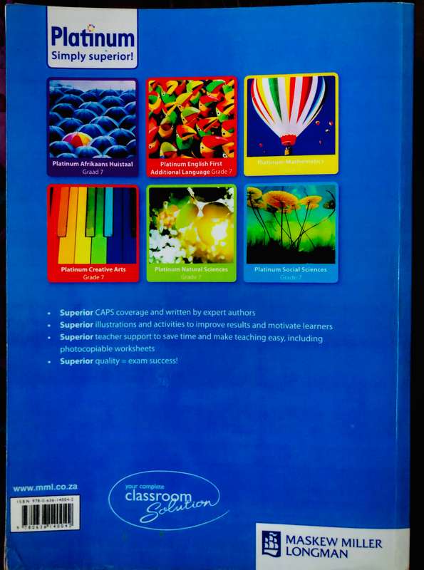 Platinum Technology Grade 7 CAPS Textbook