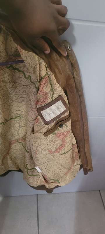 Greg Adams Brown Leather Jacket