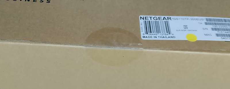 NETGEAR GS110TP-300EUS 8P GE POE SMART MANAGED PRO SWITCH v3