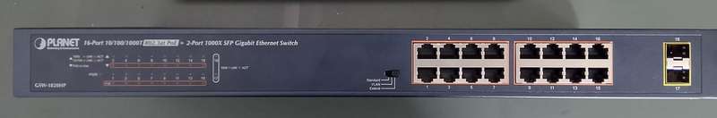 Planet - GSW-1820HP - Unmanaged 18 Port Gigabit Switch With PoE