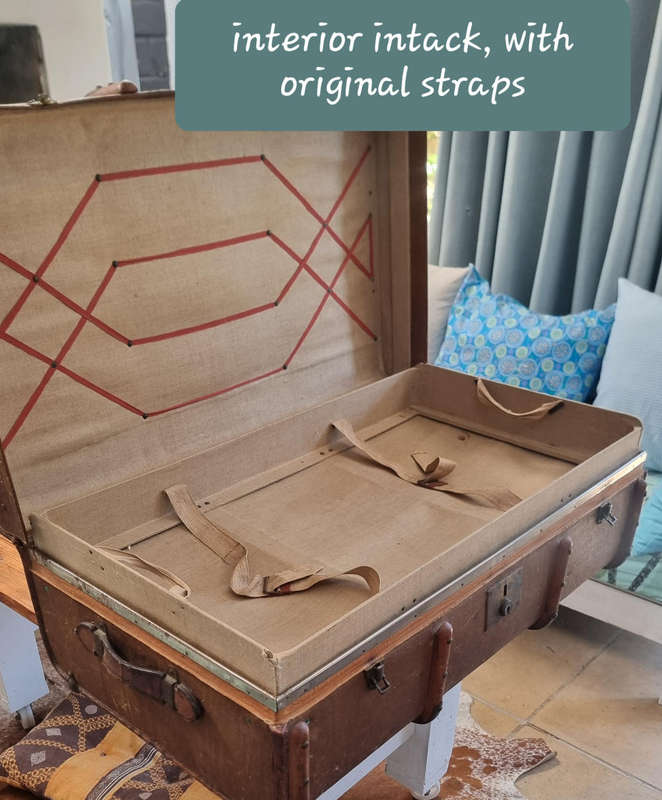 Antique Steamer Trunk  Early 1900s | Dumbleton Family |