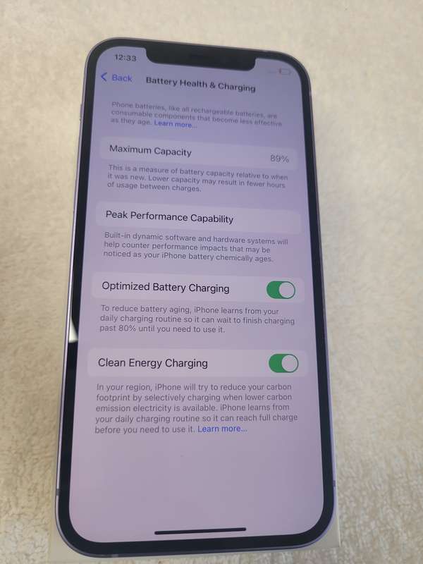 iPhone 12 - Purple - 128GB - With Extras