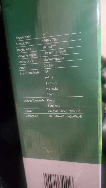 Ecco 32" LED Smart TV