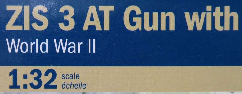 **Italeri**Model kit**WWII - ZIS 3 AT Gun & Servants (6 figures/15 Parts)**Vintage**Scale 1/32**