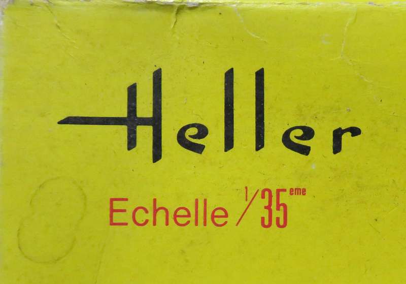 **Heller**Model kit**Char Hotchkiss H35  Tank & Canon(170 & 83 Parts)**Vintage**Scale 1/35**