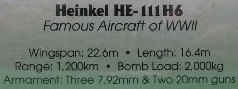 **Academy**Model kit**WWII - Heinkel HE-111 H6**Vintage**Scale 1/144**