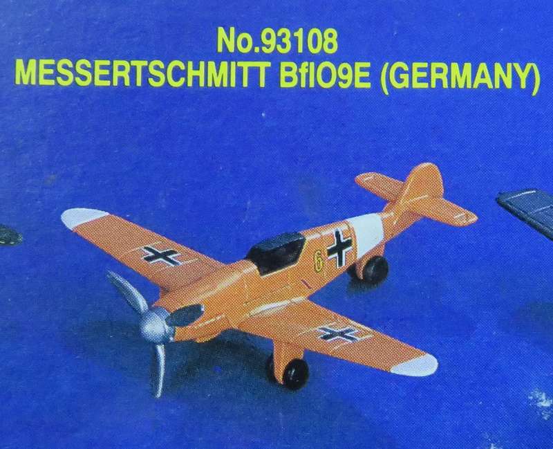 Road Tough-Yat Ming Messerschmitt Bf109E Germany Vintage Die cast
