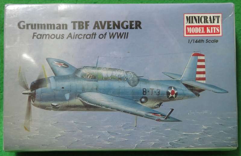 **Academy**Model kit**WWII - Grumman TBF Avenger**Vintage 1997**1/144**Box still sealed**