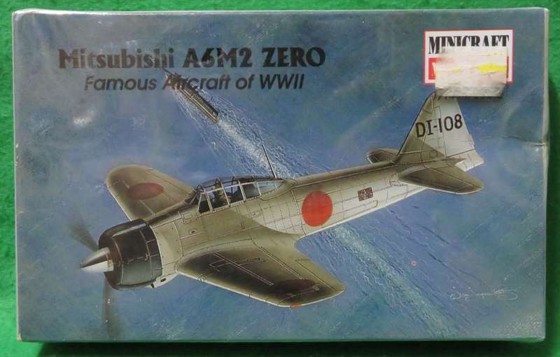 **Academy**Model kit**WWII - Mitsubishi A6M2 (Zero)**Vintage 1997**1/144**Box still sealed**
