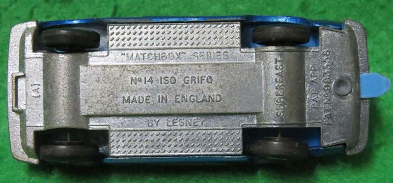 Matchbox Lesney**No. 14**Iso Grifo**Made in England**Doors open**