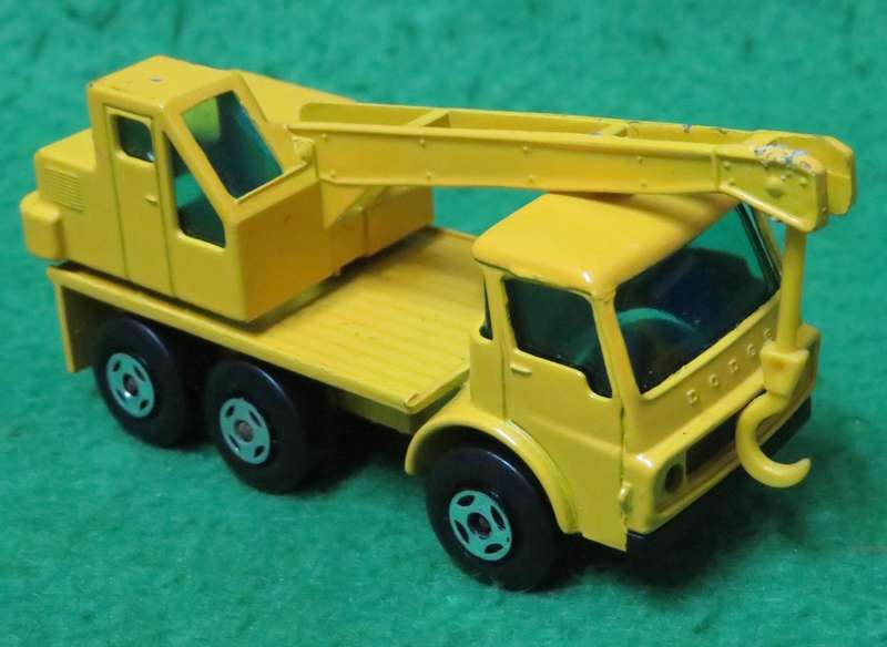 Matchbox Lesney**No. 63**Dodge Crane Truck - Movable crane**Made in England**