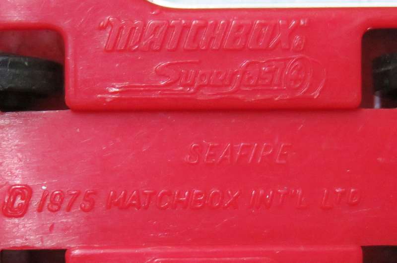 **Matchbox Intl.**SeaFire Boat**1975**Vintage**