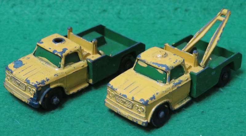**Matchbox Lesney No.13**Dodge - Wreck Truck (you get both)**1968**Vintage**