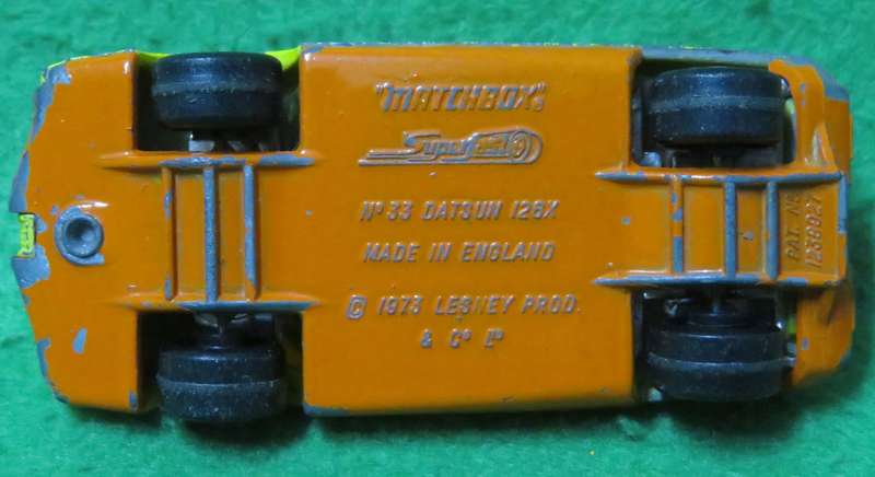 **Matchbox Lesney No.33**Datsun 126X**1973**Vintage**Great overall Condition**