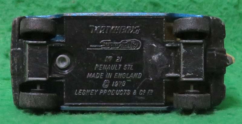 **Matchbox Lesney No.21**Renault 5TL**1978**Vintage**