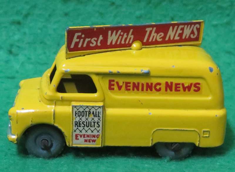 **Matchbox Moko Lesney No.42**Evening News Van**1958-1960**Vintage**